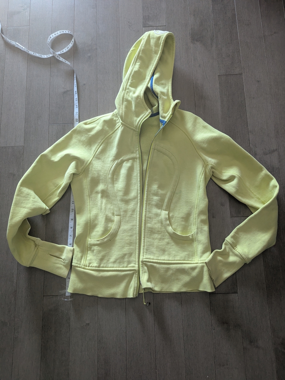Women’s Light Lime Hooded Zip-Up Jacket Lululemon
